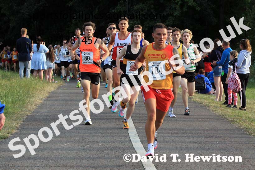 Mens 2022 Sunderland 5k Road Races, Silksworth, Sunderland, Thursday, july 21st, Photo: David T. Hewitson/Sports for All Pics